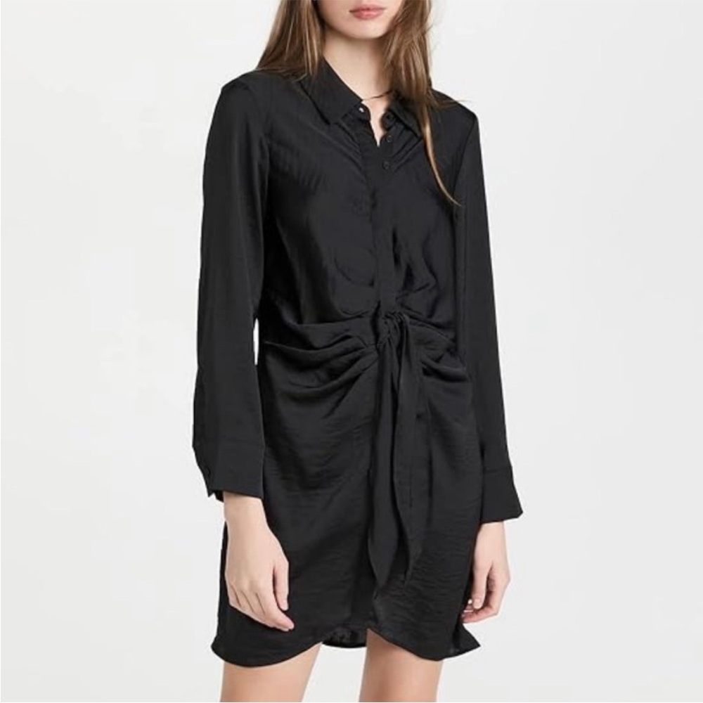 BB Dakota by Steve Madden Tie Curious Dress in Black (Medium)
